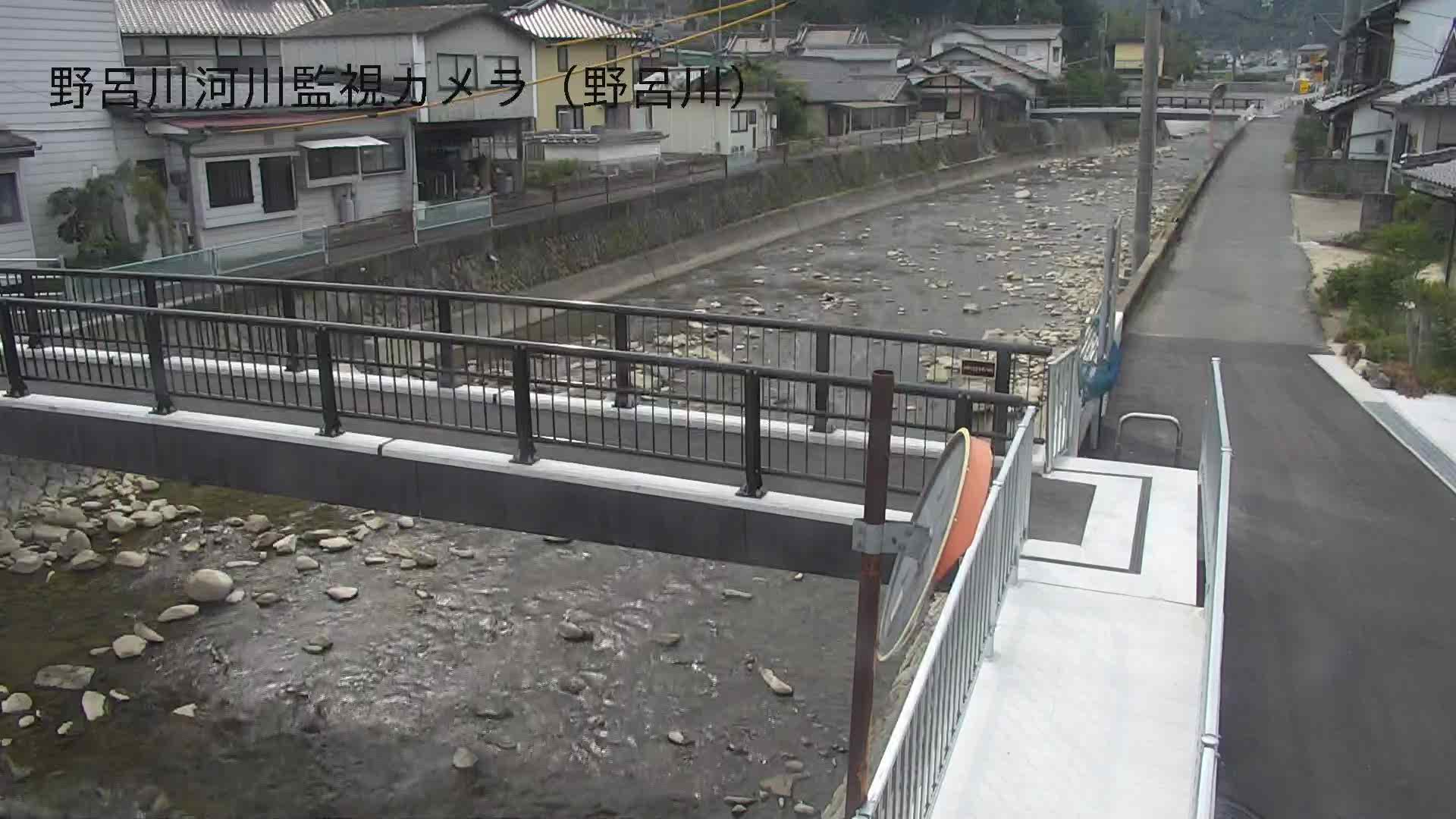 野呂川河川監視カメラの平常時画像