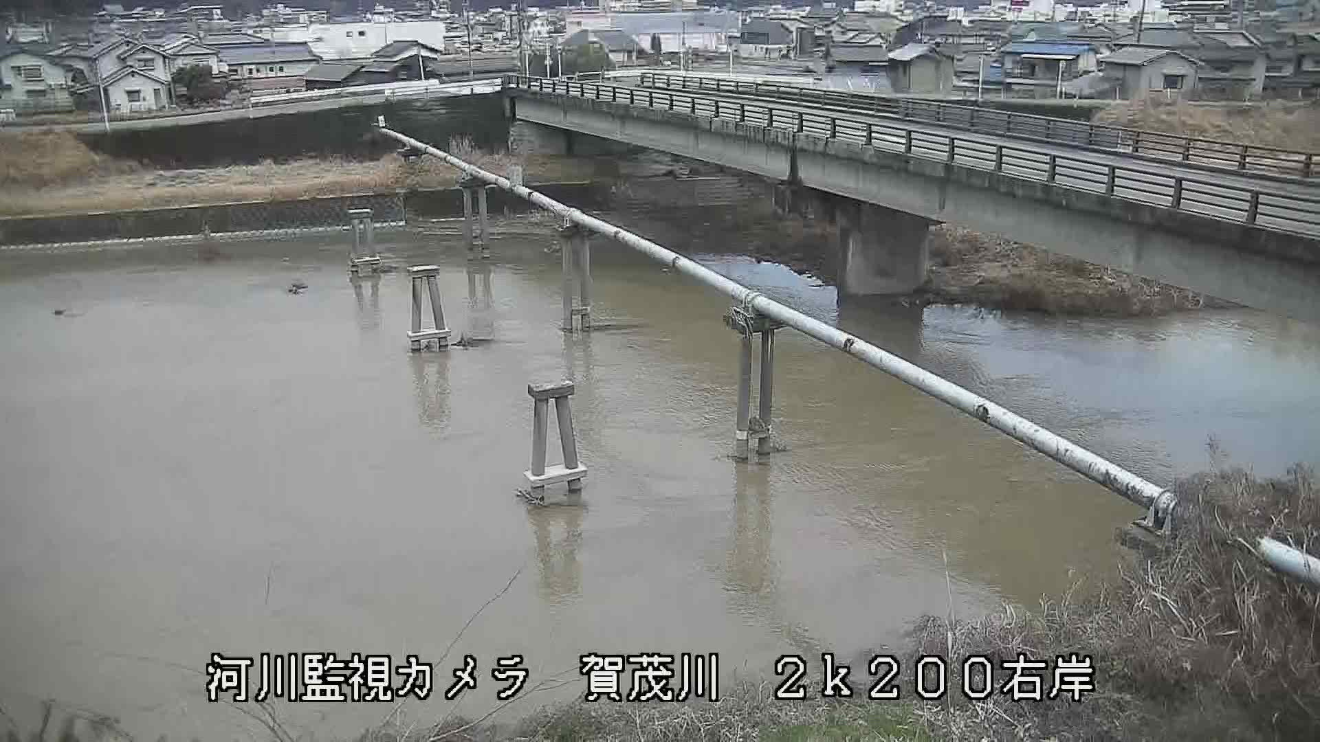 賀茂川河川監視カメラの平常時画像