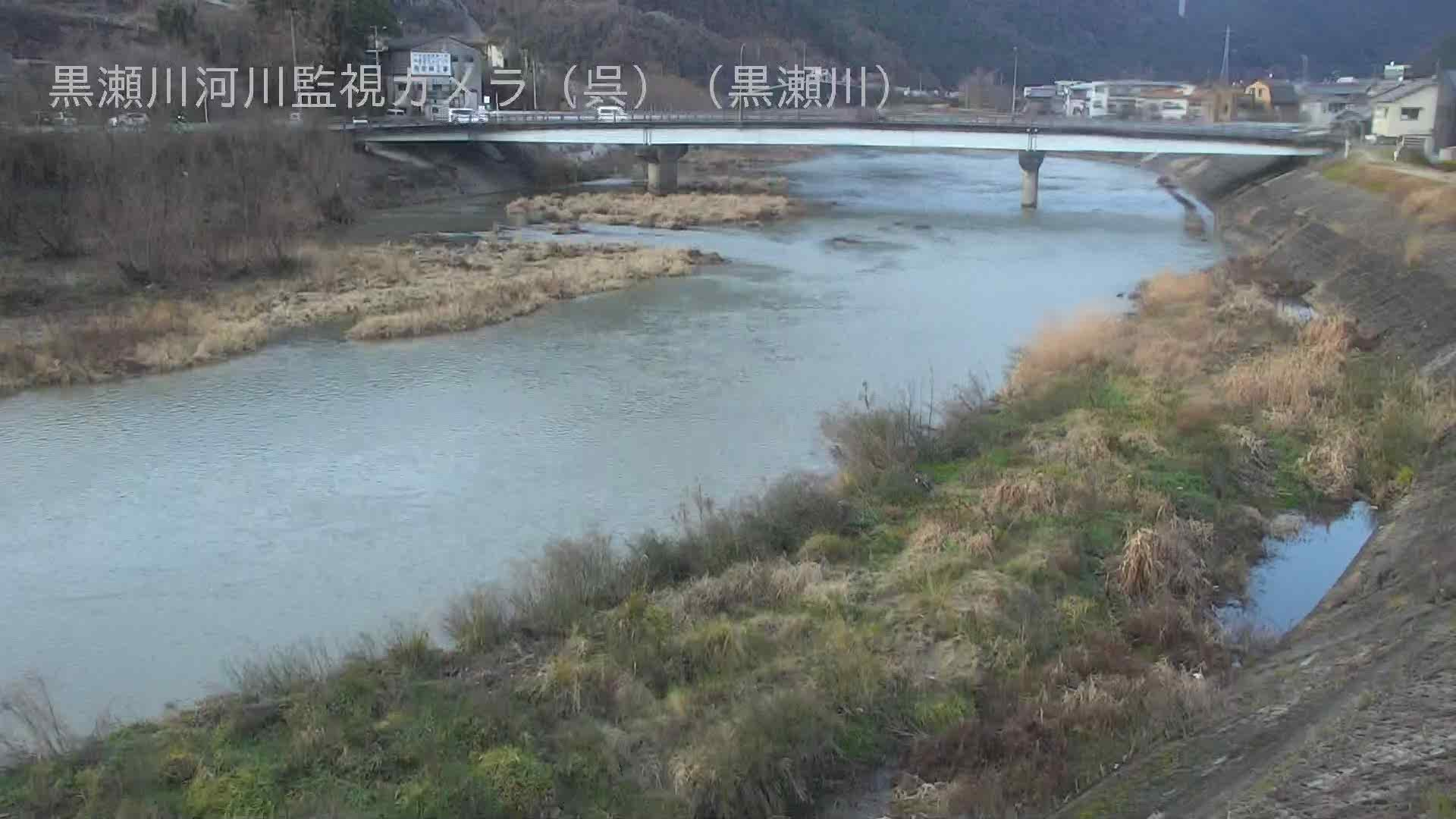 黒瀬川河川監視カメラ（呉）の平常時画像